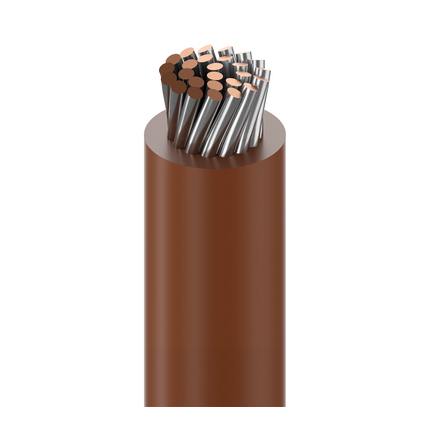 M76-MWP Lead Wire, 16 AWG, PVC Insulated, 1kV, White, 8521