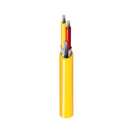 Type EX Extension Grade Thermocouple Wire, 16 AWG, 2C, FEP Insulation, Yellow