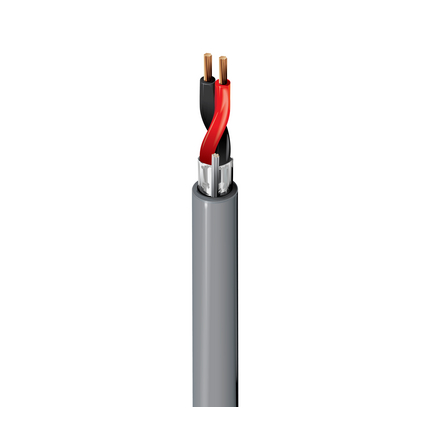 18 AWG, Multi-conductor Electronic Cable, 2 Conductor, Unshielded, Gray5300FE