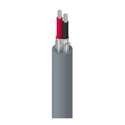 20 AWG, Multi-conductor Electronic Cable, 2 Conductor, Unshielded, Gray