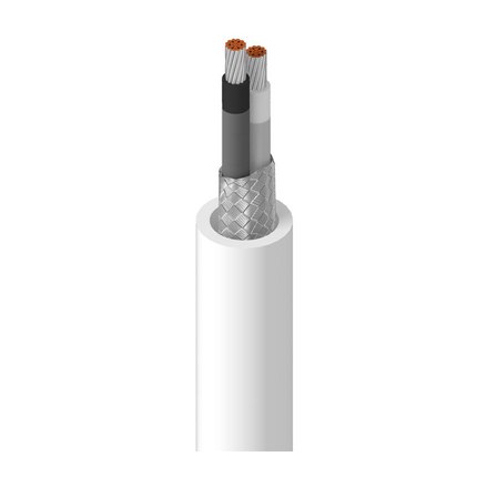 22 AWG, Multi-conductor Electronic Cable, 2 Conductor, Unshielded, WhiteClassics Low-Temp