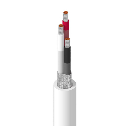 22 AWG, Multi-conductor Electronic Cable, 3 Conductor, Unshielded, WhiteClassics Low-Temp