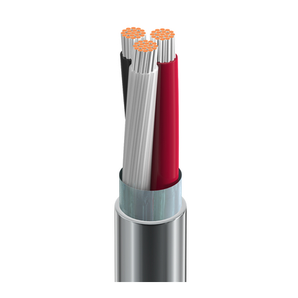 16 AWG, Multi-conductor Electronic Cable, 3 Conductor, Unshielded, GrayClassics Low-Temp