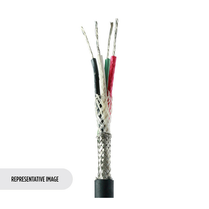 20 AWG, Multi-conductor Electronic Cable, 7 Conductor, Unshielded, Black