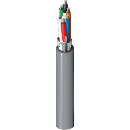 24 AWG, Multi-conductor Electronic Cable, 6 Conductor, Unshielded, Gray9536