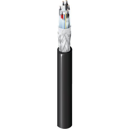16 & 22 AWG, Composite Electronic Cable, 4 Conductor, Unshielded, Natural