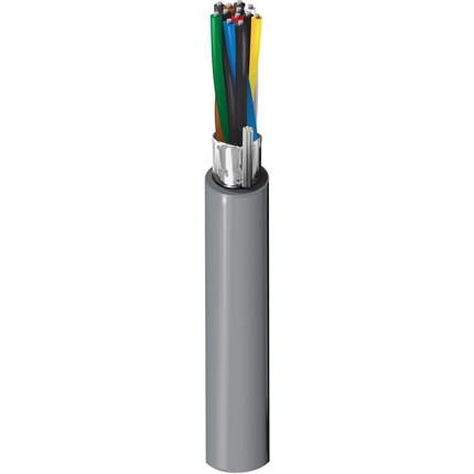 24 AWG, Multi-pair Electronic Cable, 12 Conductor, Unshielded, Gray1423A