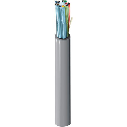 24 AWG, Multi-pair Electronic Cable, 12 Conductor, Aluminum foil/polyester tape, Gray9731