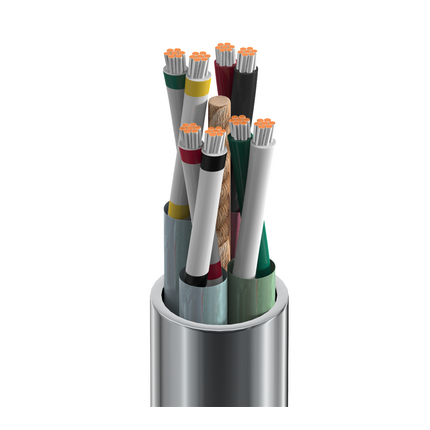 20 AWG, Multi-pair Electronic Cable, 8 Conductor, Gray8725