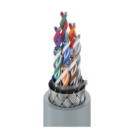24 AWG, Multi-pair Electronic Cable, Unshielded, Gray8108