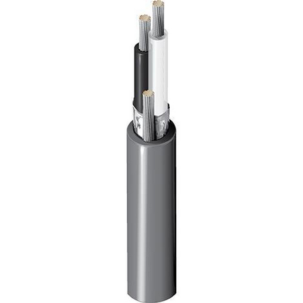 16 AWG, Multi-conductor Electronic Cable, 2 Conductor, Unshielded, GrayClassics Low-Temp