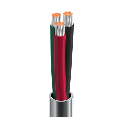 22 AWG, Multi-conductor Electronic Cable, 3 Conductor, Unshielded, GrayClassics Low-Temp