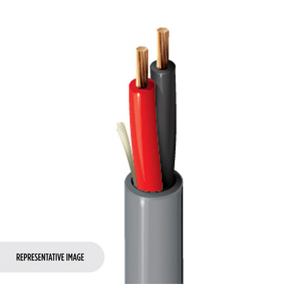 10 AWG Multi-Conductor Speaker Wire, 2 Conductor, Unshielded, Gray, 1313A