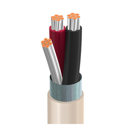 20 AWG, Multi-conductor Electronic Cable, 2 Conductor, Unshielded, BeigeClassics Low-Temp