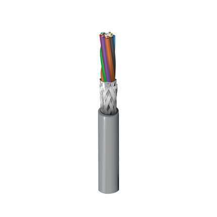 22 AWG, Multi-conductor Electronic Cable, 10 Conductor, Unshielded, Gray9946