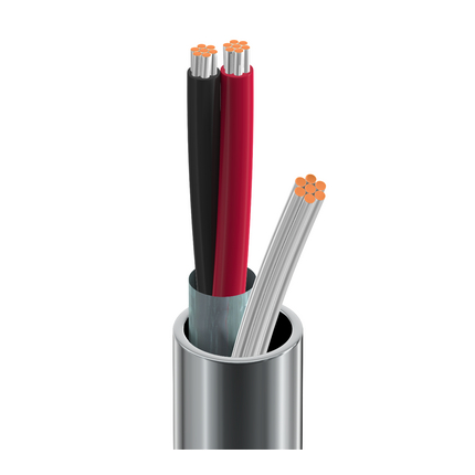 22 AWG, Multi-conductor Electronic Cable, 2 Conductor, Unshielded, GrayClassics Low-Temp