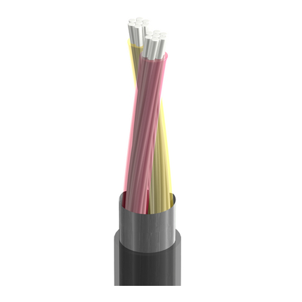 Type KX Extension Grade Thermocouple Wire, 20 AWG, 2C, Stranded, FEP Insulation, Yellow