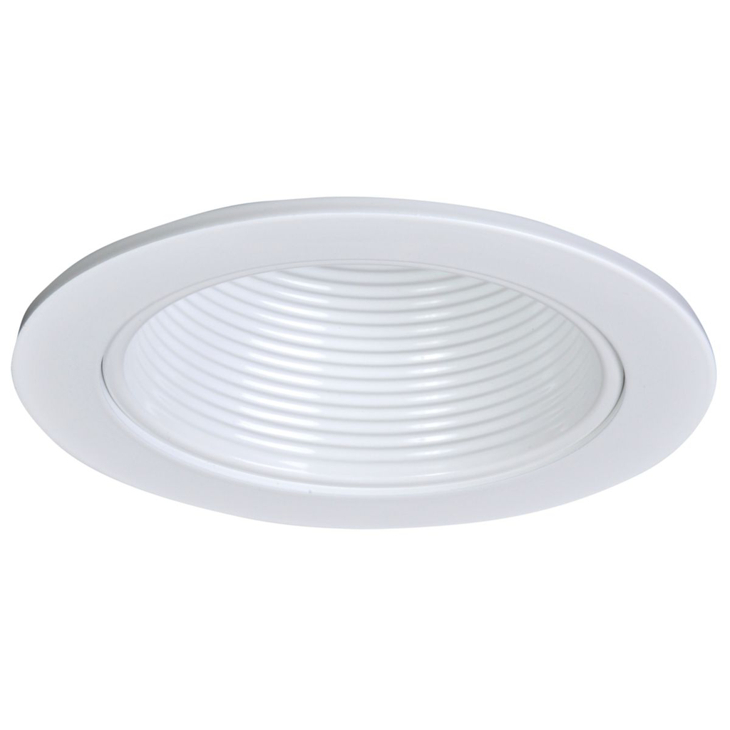Product image for Halo 4010BB 4" Black Metal Baffle, White Ring