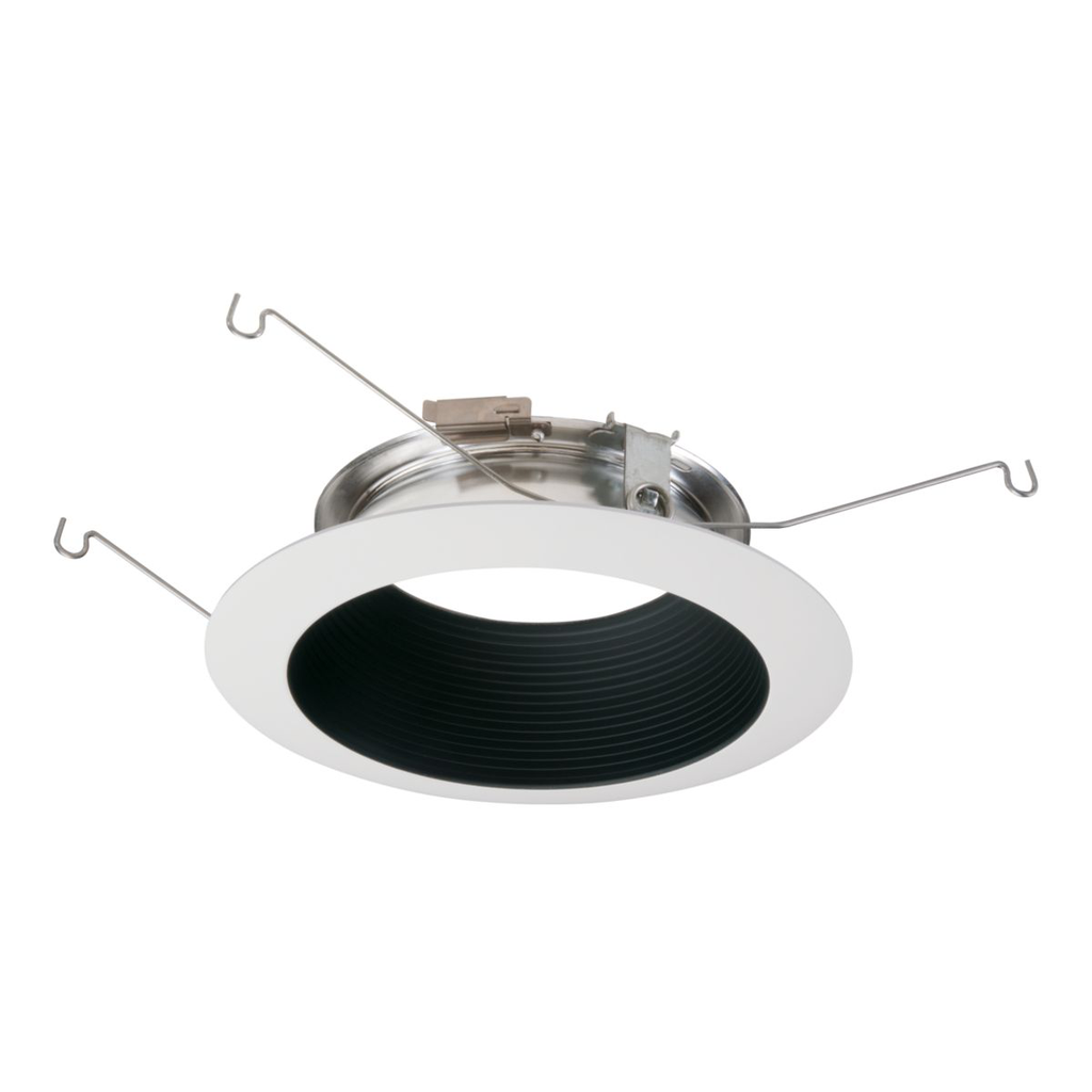 Product image for Halo 593BB 5" Trim, Black Baffle, White Trim