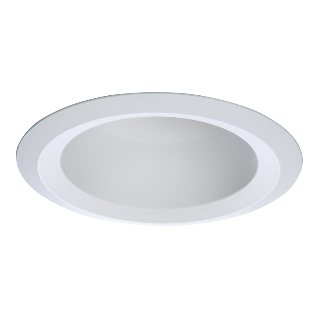 Product image for Halo 6120WH 6" Full Cone White Reflector, White Self-Flange Ring