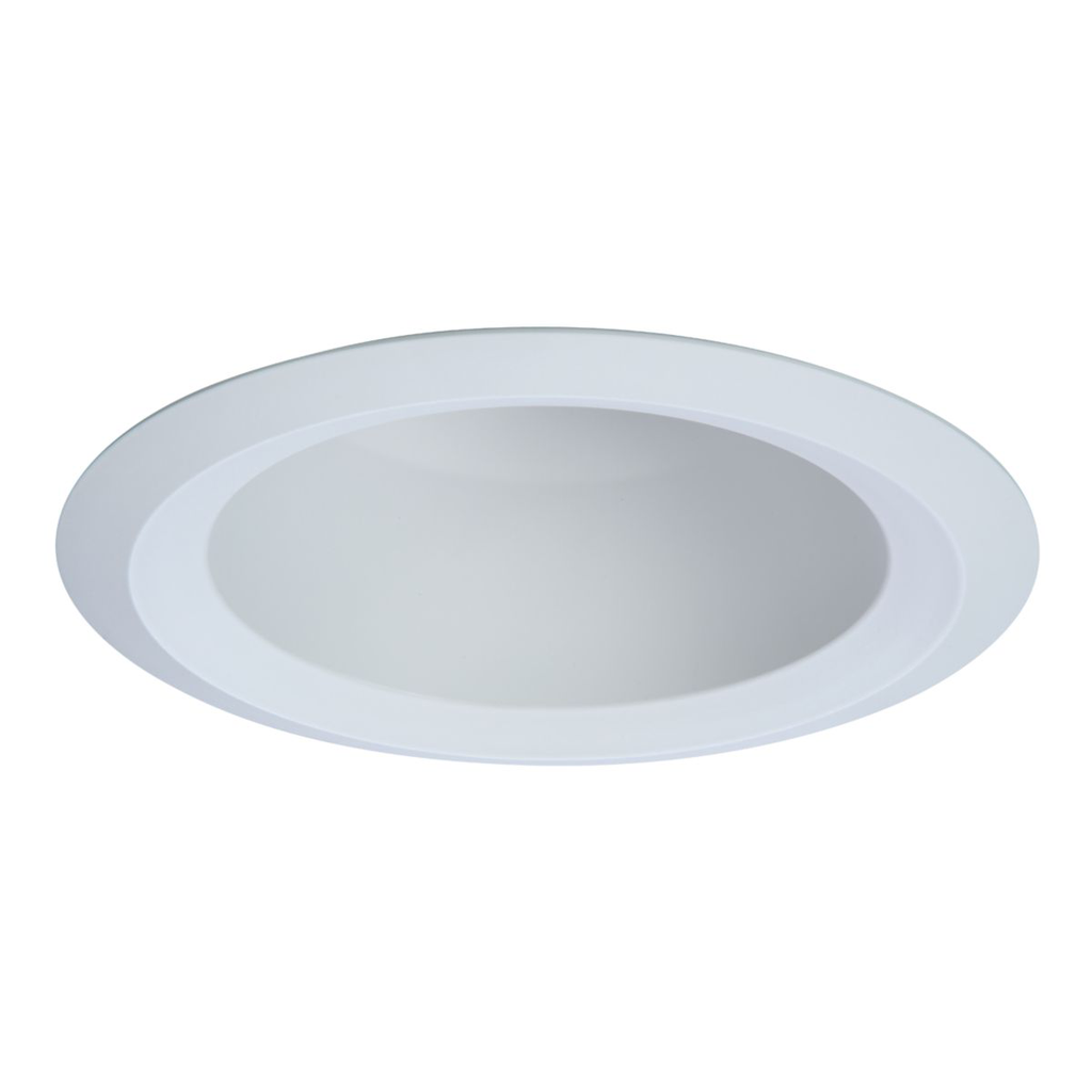 Product image for Halo 6146WH 6" White Reflector, Open Wet Location Showerlight, Self-Flange Ring
