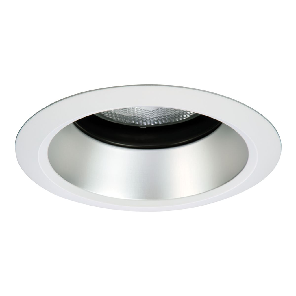 Product image for Halo 5222H 5" Regressed Adjustable, Haze Reflector, White Ring 30-deg. max. tilt