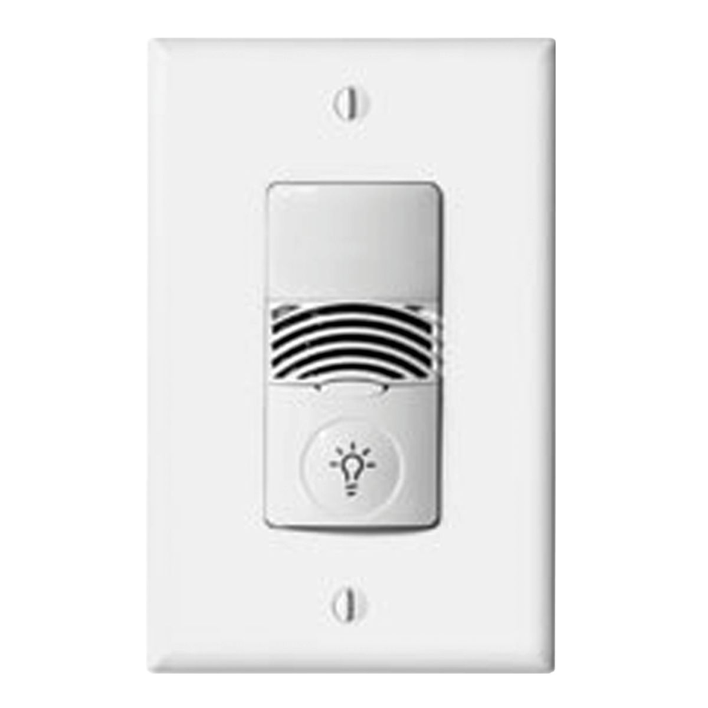 Product image for Greengate ONW-D-1001-MV-B Dual Tech Single Level, No Neutral, 120/277V Wall Switch Sensor, Black