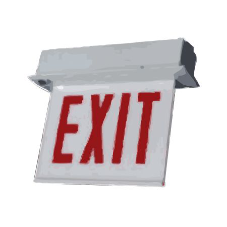 Product image for CLS ECHX2RTARLWH REC EXIT WT TRIM,B
