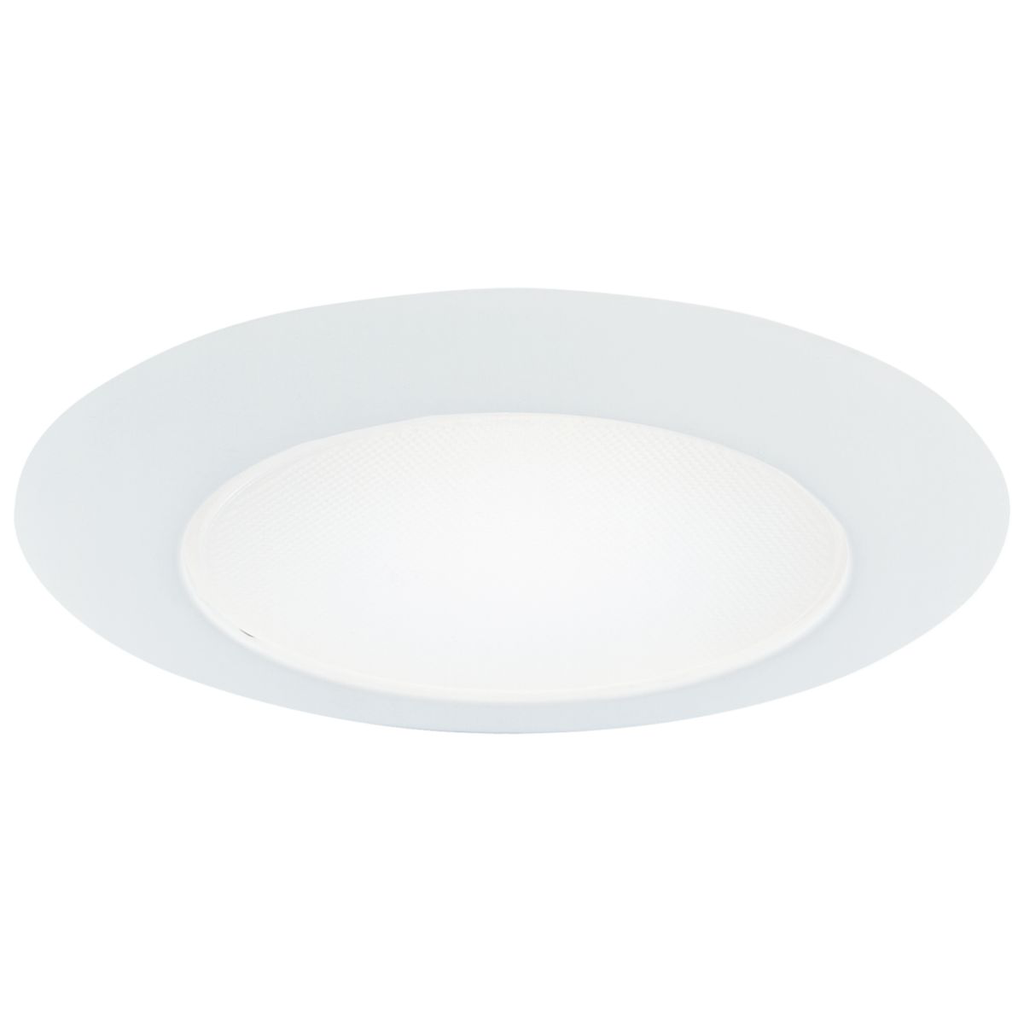 Product image for Halo 70PS 6" Trim Wet Location and Air-Tite Listed White Trim with Frosted Albalite Lens