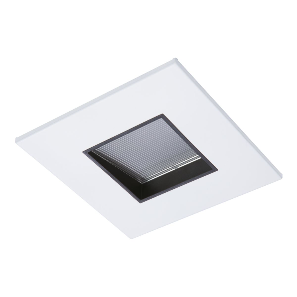 Product image for Halo TL46S6GMWBB 2" square lens wall wash pinhole, matte white flange, black lens frame