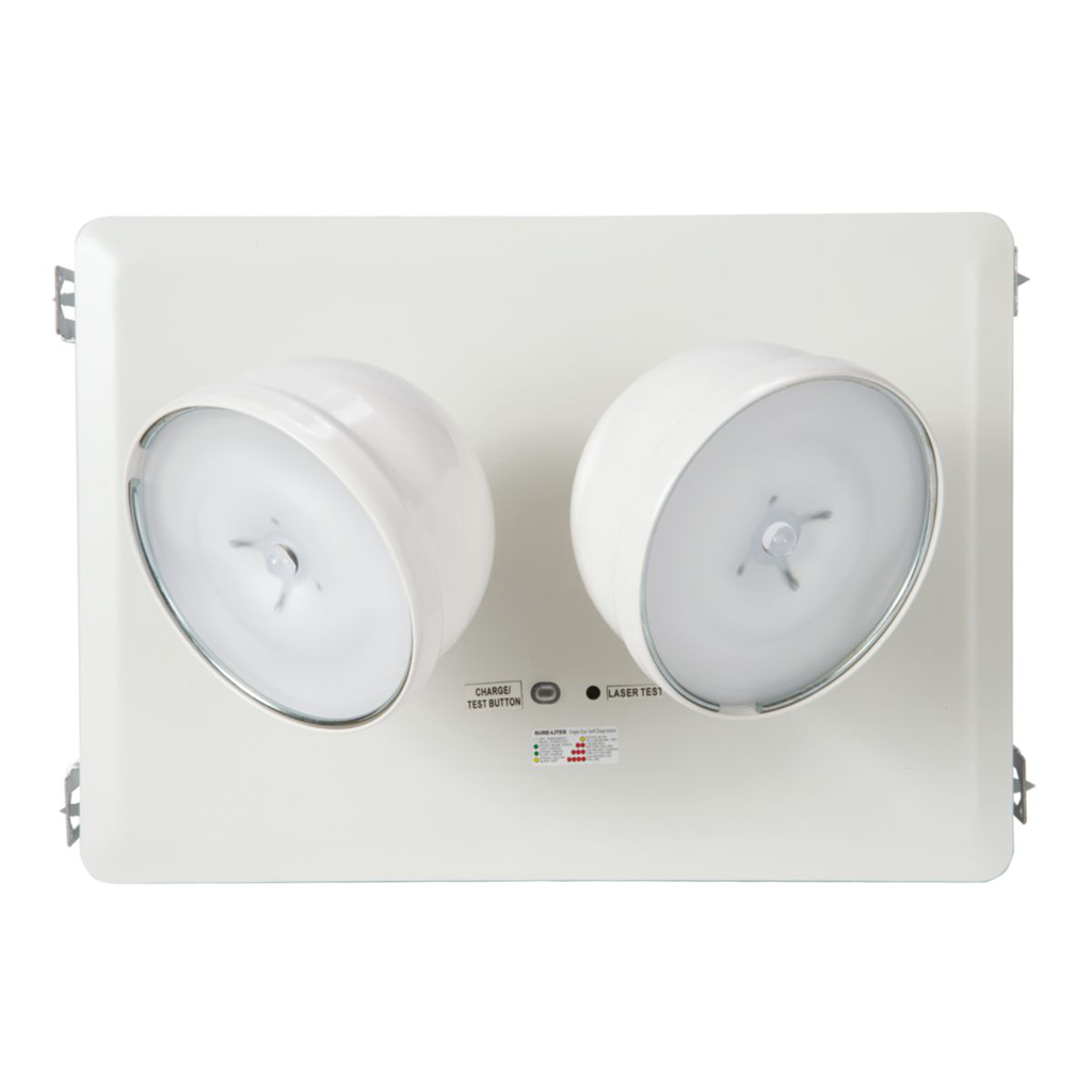 Product image for Metalux selmrec25r10sd Recessed Emergency Light, 25 FT, 10W Remote capacity, Self-Diagnostic