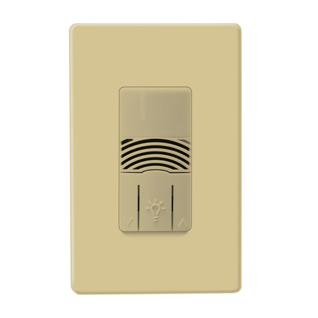 Product image for Metalux OSW-D-010-V Dual Tech 0-10V Wall Switch Sensor, 120/277VAC, Ivory