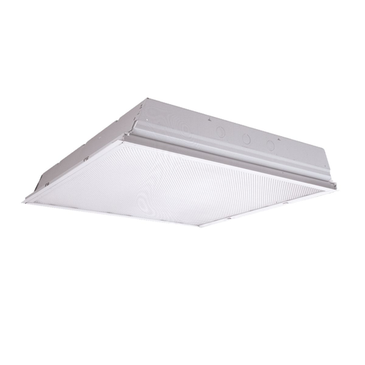 Product image for Metalux 2GR8-2U6T8A-UNV-EB81-U 2 Lamp, 2'x2' Static Lensed Troffer, CEE Listed Electronic Ballast, T8 U6