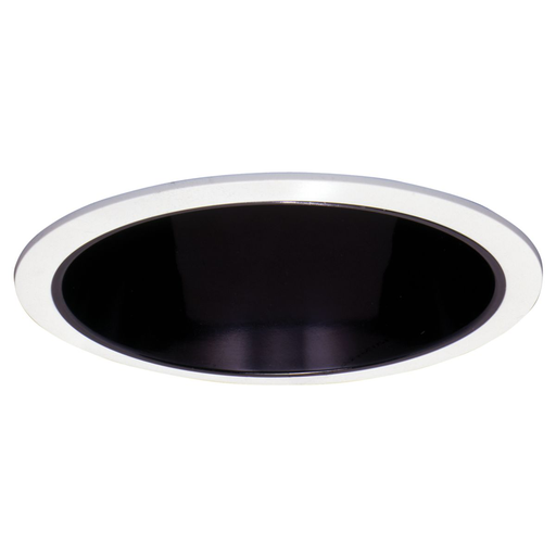 Product image for Halo 426MB 6" Trim Reflector Cone White Trim with Specular Black Reflector Cone