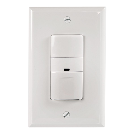 Product image for Metalux OSW-U-0721-MV-V Ultrasonic Single Level 120/277V Wall Switch Sensor, Ivory