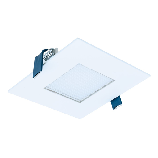 Product image for Halo HLB4SP069401EMRW 4 " LED Square lens round ceiling with remote driver / junction box, 600 lumens, 90 CRI 4000K CCT,120V