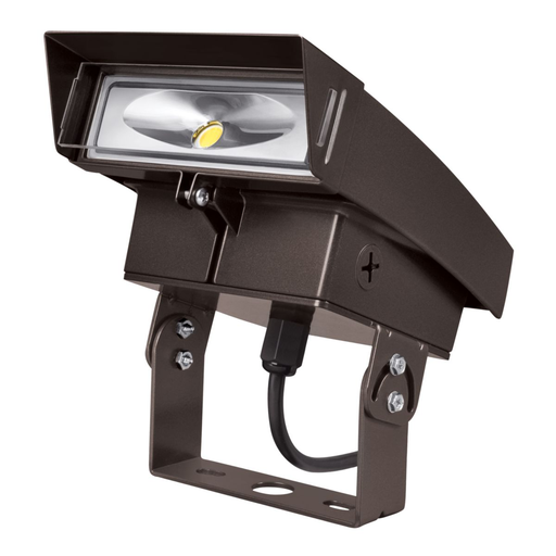 Product image for Lumark XTORFLD-TRN Crosstour, Trunnion Floodlight Kit carbon bronze, includes trunnion bracket, small and large visor and impact shield. Crosstour luminaire sold separately.