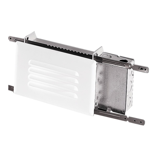 Product image for Halo H2922ICT Step Light, IC, Incandescent, with Louver Face Plate, Junction Box & Bar Hangers