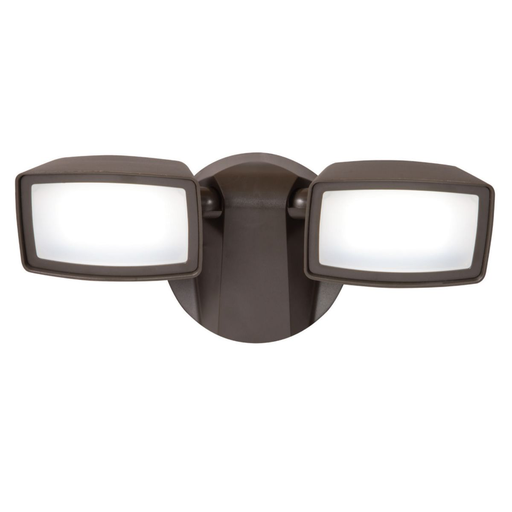 Product image for Halo FT1850LPC Twin LED Flood, 1000lm, 5000K, Photocontrol, Bronze