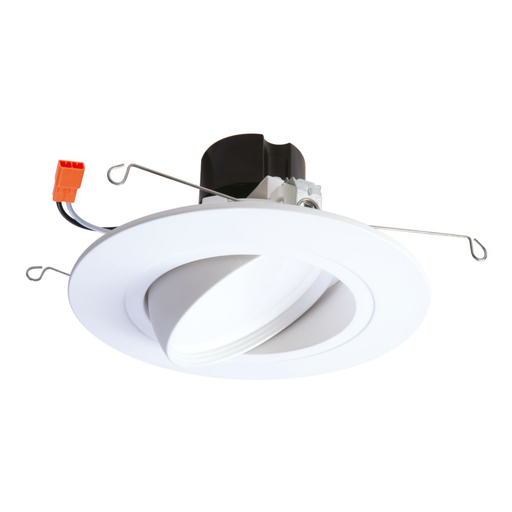 Product image for Halo RA5606927NFLWH 5/6" Retrofit Adjustable LED Module, 90CRI, 120V, 2700 K, Narrow Flood, White