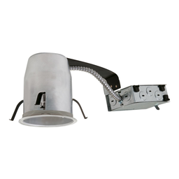 Halo H457RICAT1E 4" LED Remodel Housing IC Air-Tite, Dimmable, 120V, for Halo EL406, ELG406, ELSG406 LED Light Engines