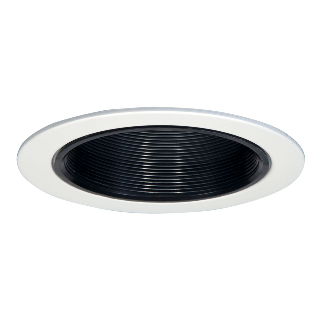 Product image for Halo 5016P 5" Trim Baffle White Trim with Black Baffle Coilex