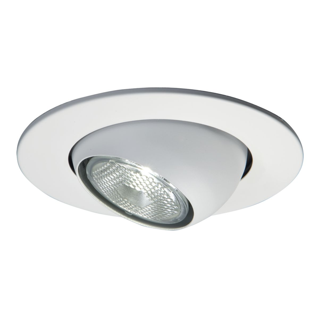 Product image for Halo 5071P 5" Trim PAR20 Eyeball White Trim with White Eyeball, 30 Degree tilt