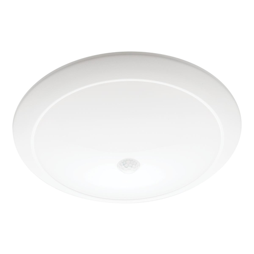 Product image for Halo HLCMS9129401EWH 9" LED Surface Luminaire, 1200 Lumens, 90CRI, 4000K, w/ Motion Sensor