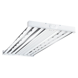 Metalux HBL654HT5-UPL-L5 (6) 54W T5HO Program Start, 120-277V, Uplight, High Ambient Ballast, W/ 5000K Lamps, V-Hangers