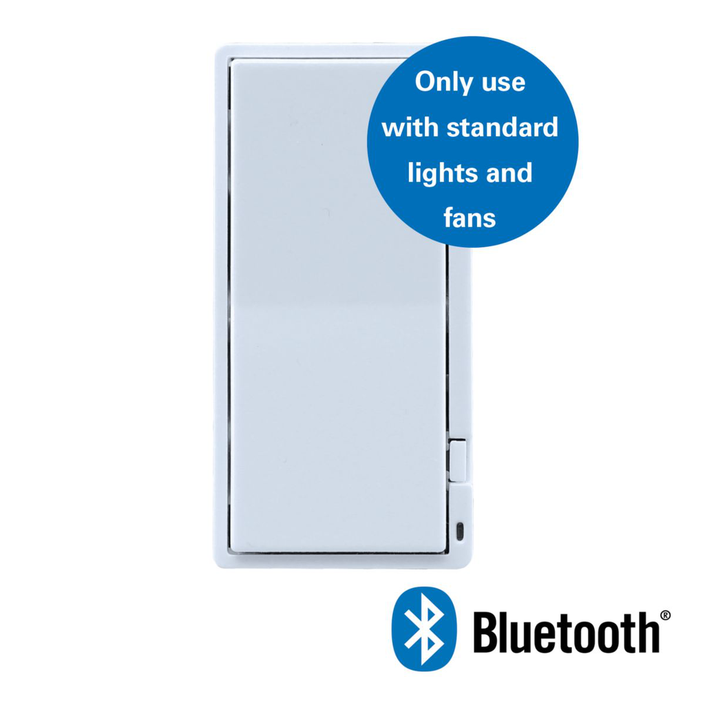 Product image for Halo HIWMAS1BLE40AWH HALO Home In-Wall Smart Switch ,1st generation, Bluetooth Mesh wireless control, 4.0,Matte White Finish