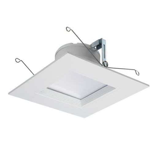 Product image for Halo RSQ6089FS1EMWWB 6" all- purpose square LED module, 90 CRI, selectable color temp (2700K-5000K CCT), 800 lumens, white