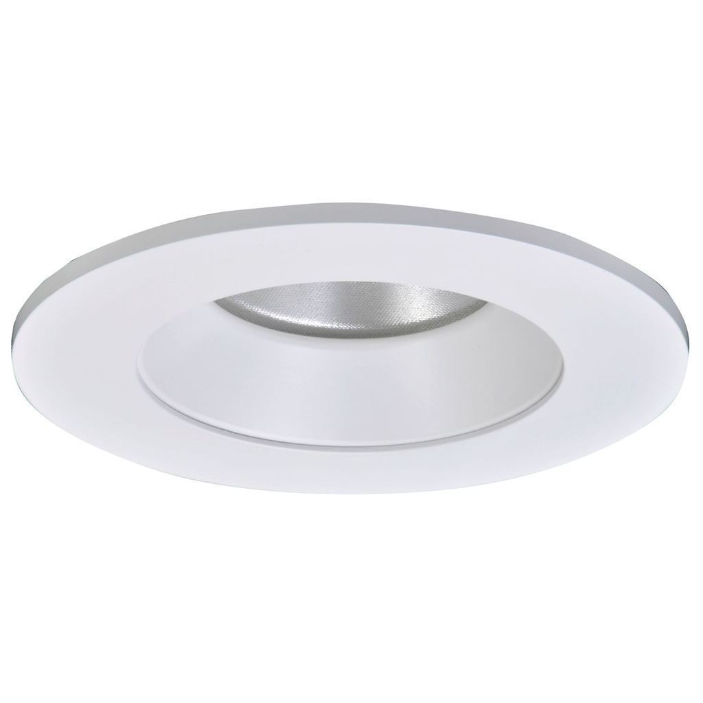 Product image for Halo TL402WHS 4" LED Trim, Solite(R) Glass Lens, Matte White Reflector, Matte White Ring, Shower Rated