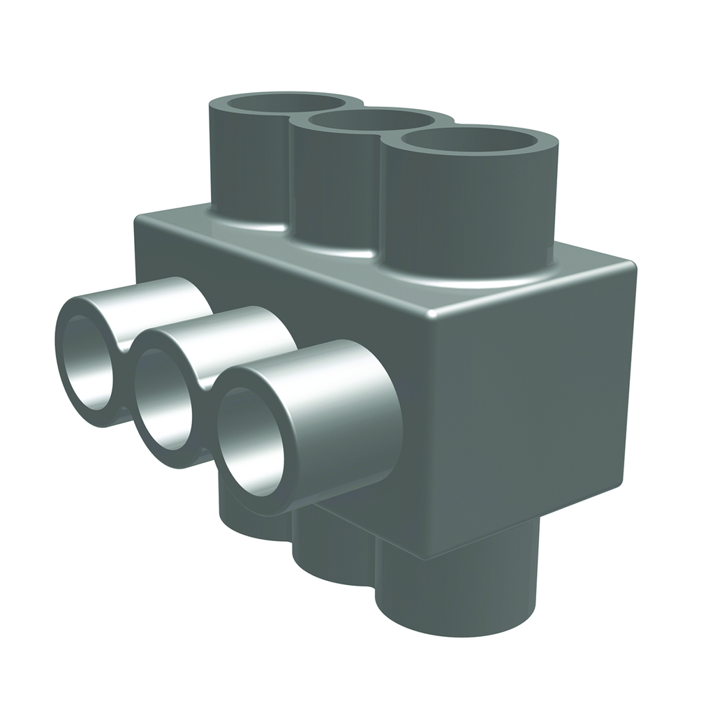 BUR 1PLD6004 BLKTAP,DBL,4 PRTS, 600 BUR 1PLD6004 BLKTAP,DBL,4 PRTS, 600