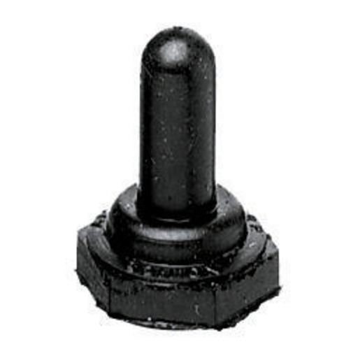 Switches and Lighting Controls, Commercial Grade, Panel Mount and Specialty Switches, Accessories, Weatherproofing Boot, Black